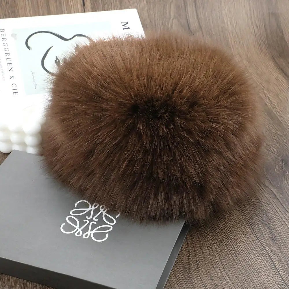 Chic Plush Winter Cap for Ultimate Warmth