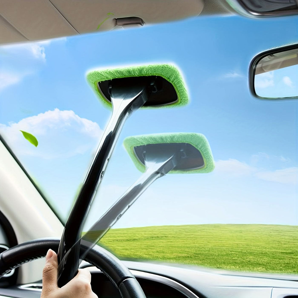 CrystalClear – Ultimate Windshield Cleaning Brush Set for Pristine Glass