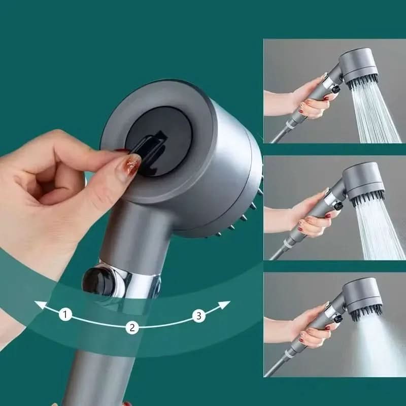 AquaRevive – High-Pressure Filter Shower Head with 3 Settings