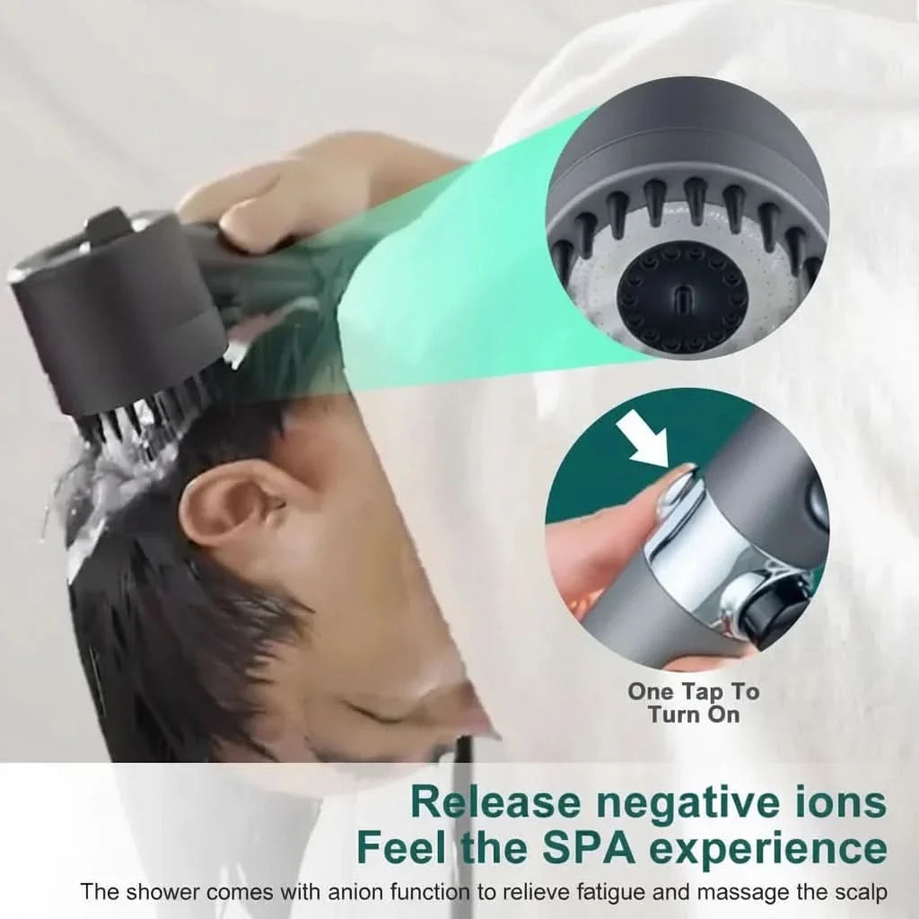 AquaBoost – Enhanced Shower Head with 9-Layer Purification