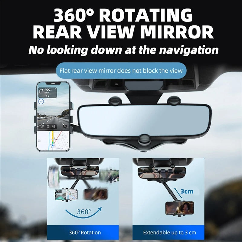 Elevate Your Navigation: Car Mirror Phone Mount