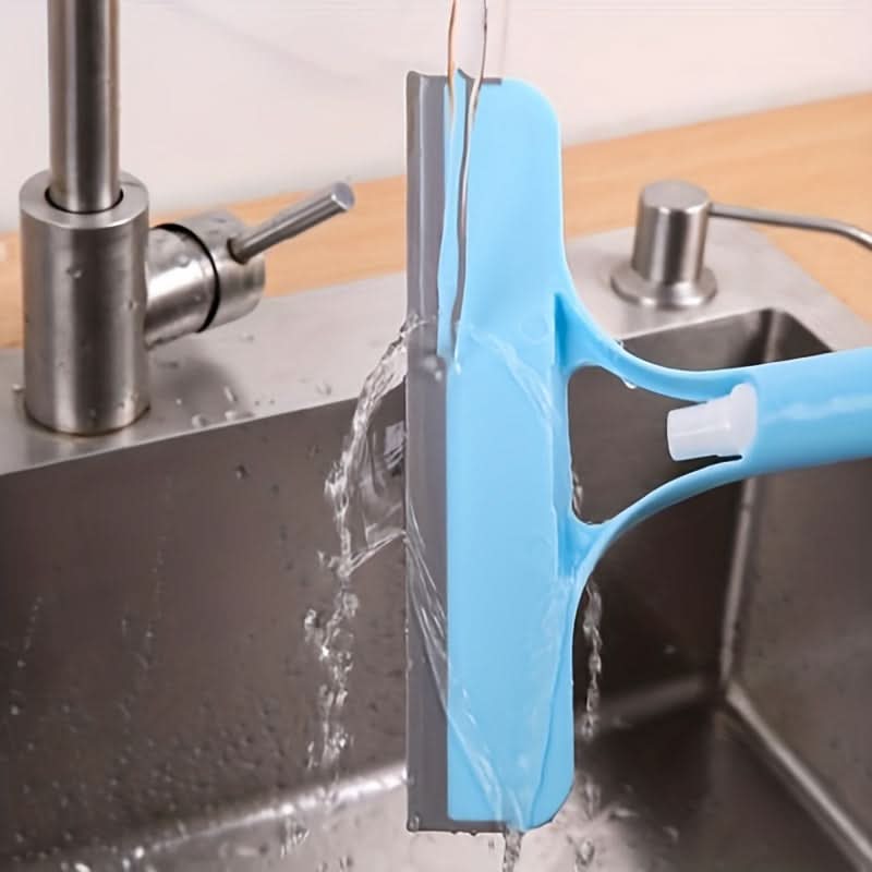 CrystalClear – 3-in-1 Window & Mirror Cleaning Tool with Washable Cloth