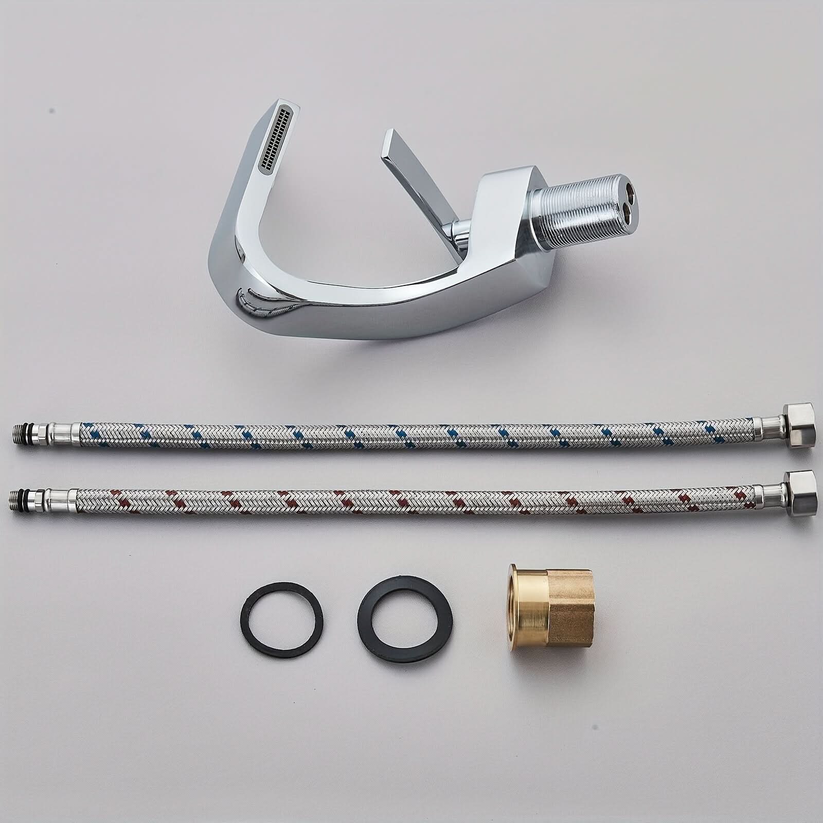 AquaVista - Elegant Waterfall Style Faucet for Bathrooms