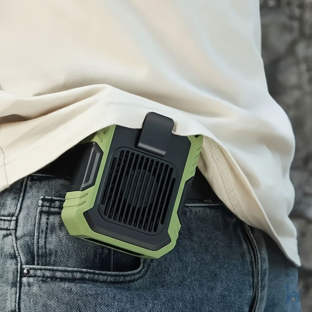 BreezeBuddy – Hands-Free Waist Fan for Ultimate Outdoor Relief