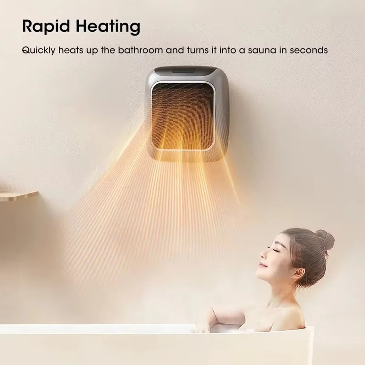 Compact Ceramic Heater for Instant Warmth