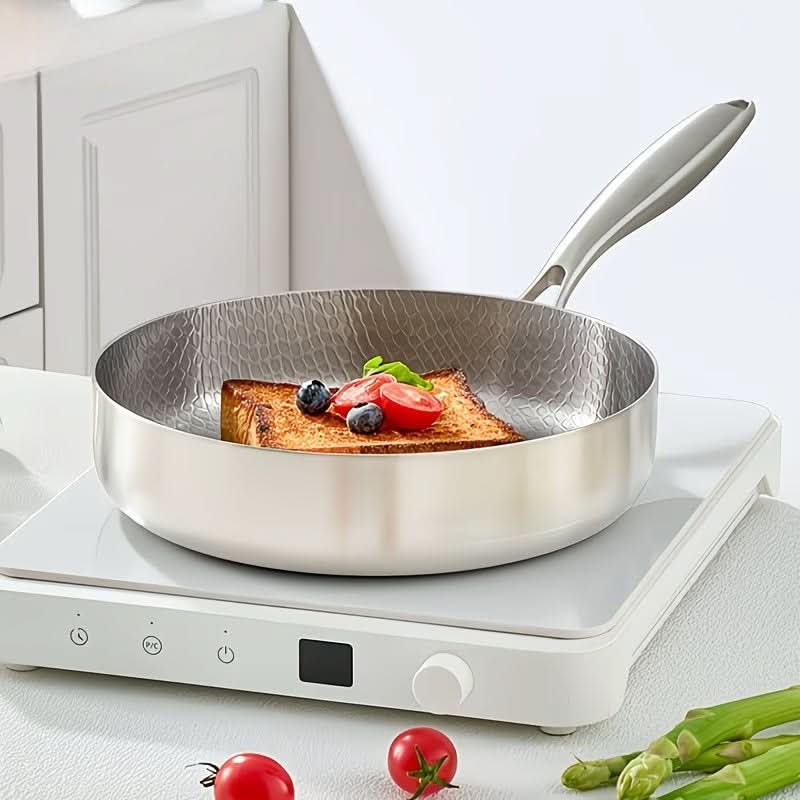 CulinaryEase – Premium Stainless Steel Non-Stick Frying Pan