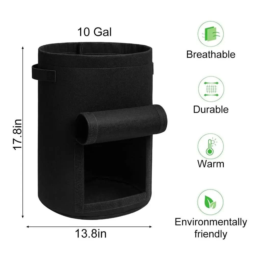 EcoGrow Fabric Planter Bags for Effortless Gardening