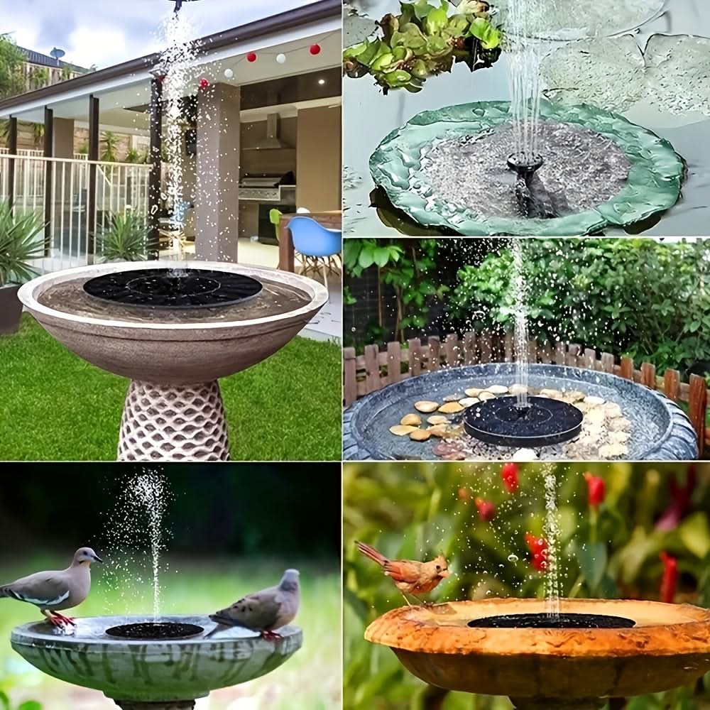 SUNSPARK – Eco-Friendly Solar Fountain Pump for Your Garden