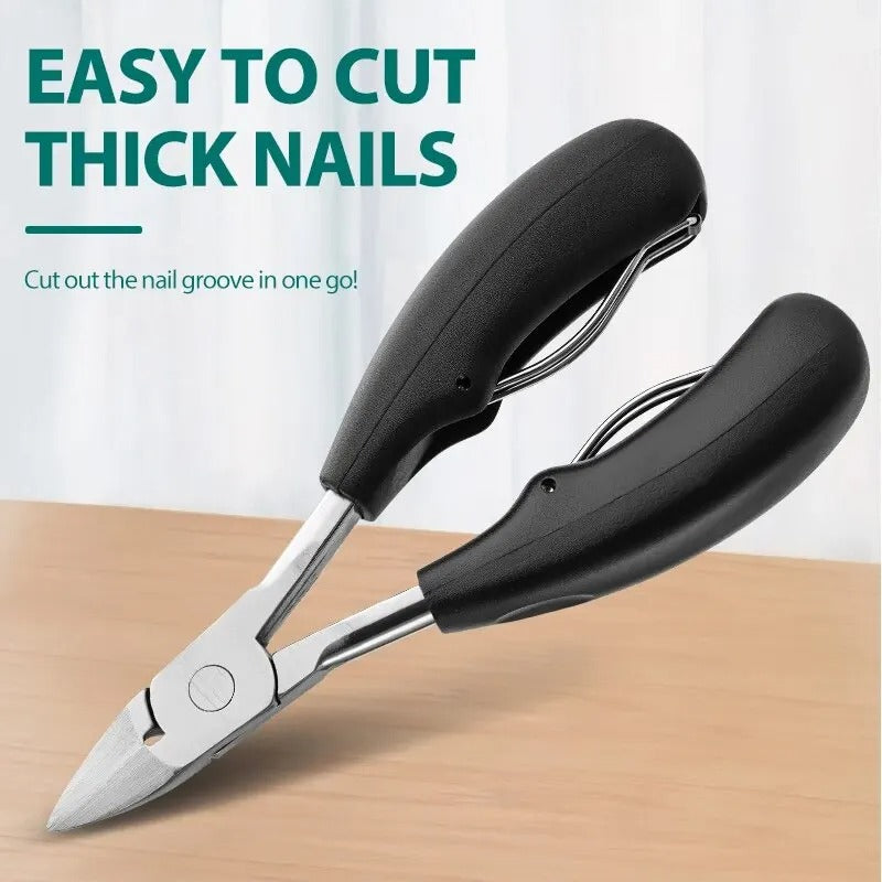 ErgoClip Nail Clippers for Resilient Nails - Set of 2