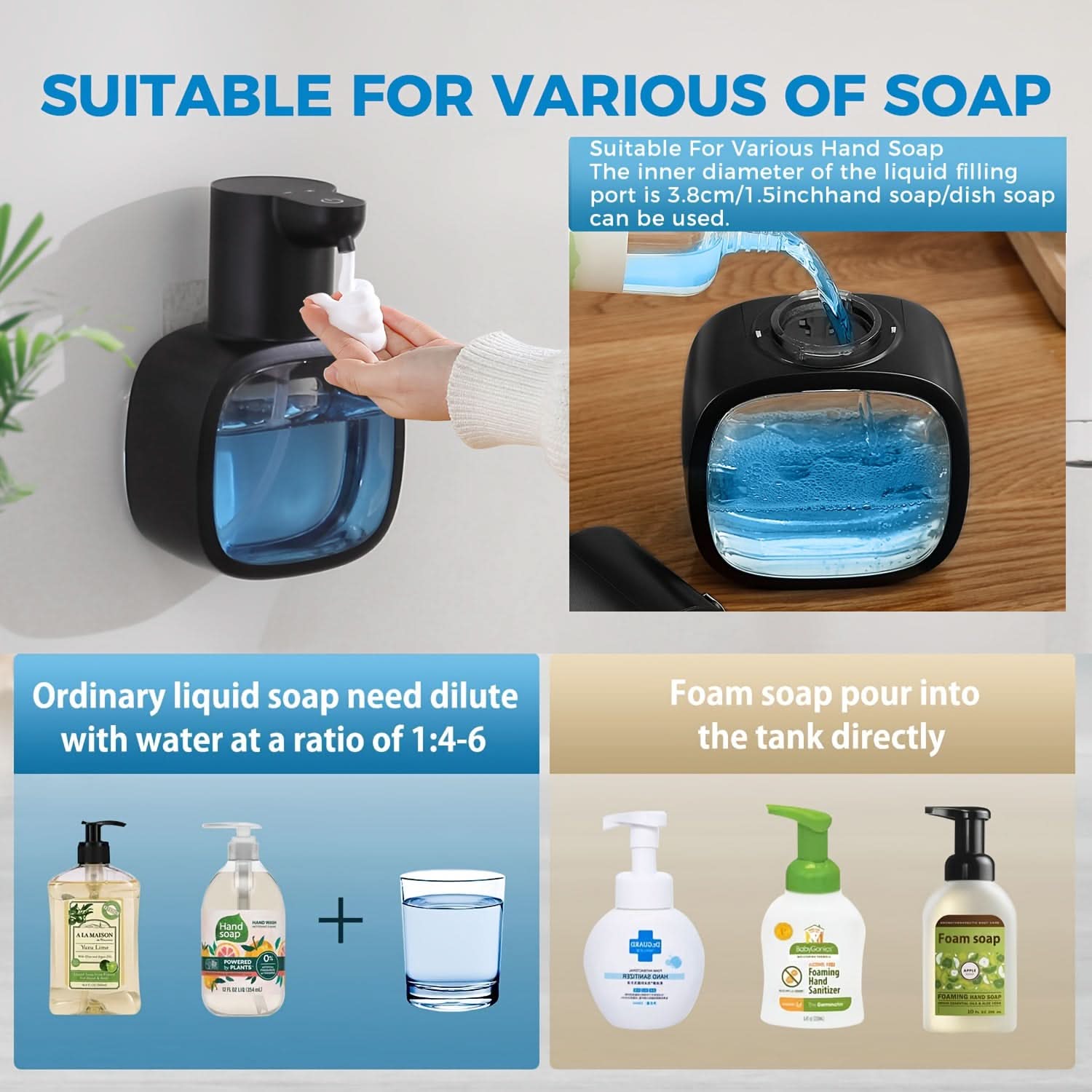 CleanWave – Touchless Foaming Soap Dispenser