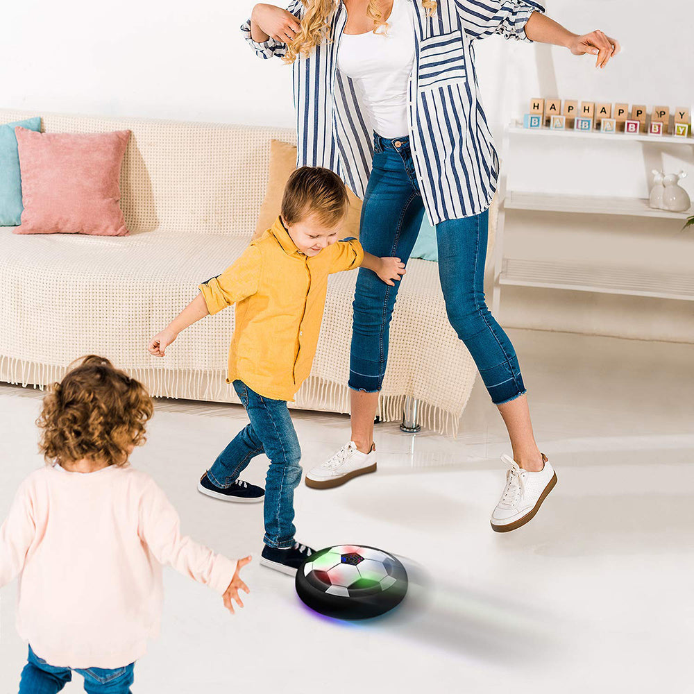 2 Pack Air Glide Soccer Balls for Indoor Fun