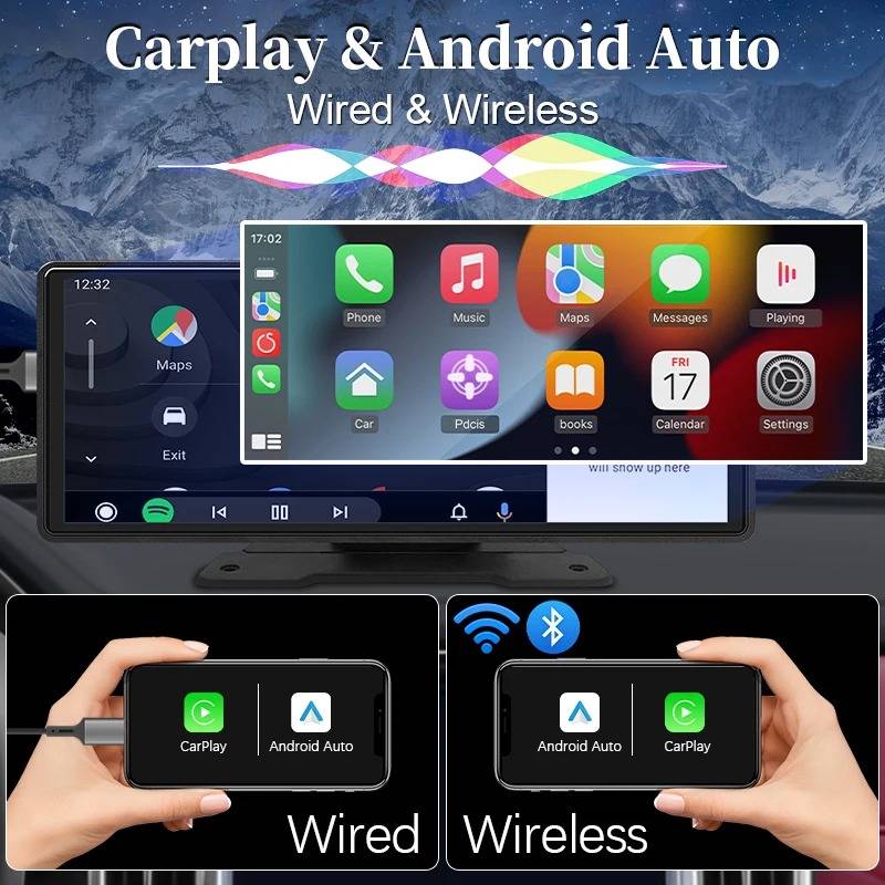 Smart Touchscreen Car Audio System with Bluetooth & Rear Camera