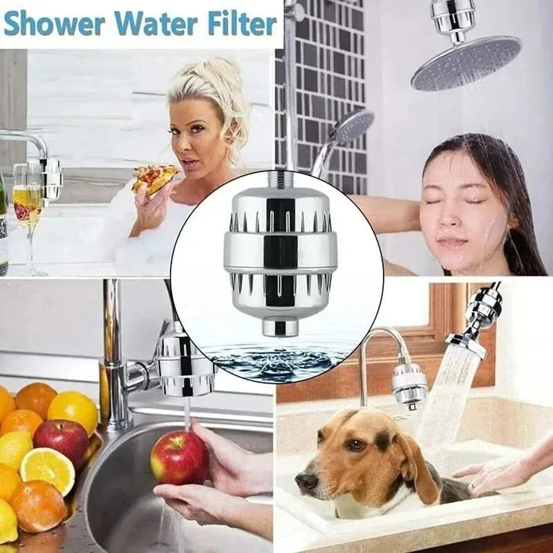 AquaShield – Advanced Multi-Layer Shower Water Purifier