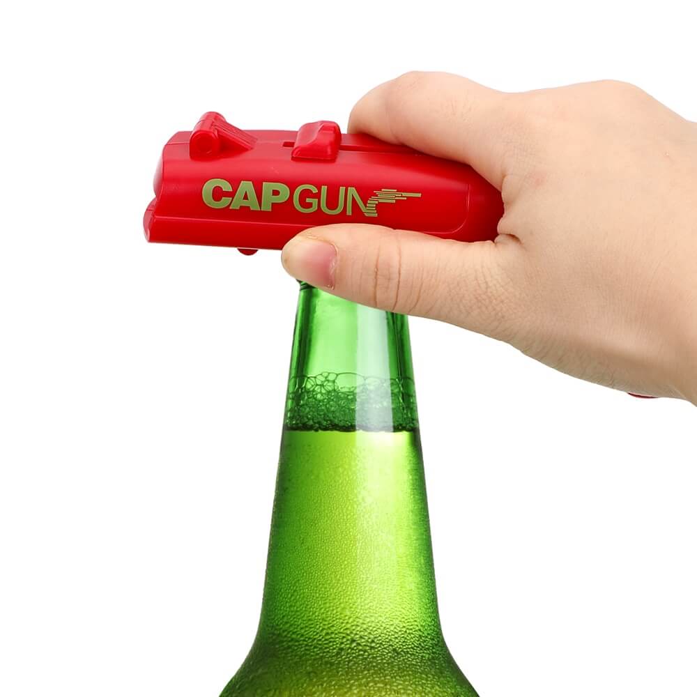 Shooting Bottle Opener with Cap Launcher