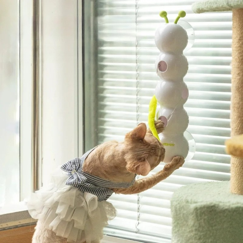 Exciting Pop-Up Worm Toy for Cats – Engaging Playtime Fun