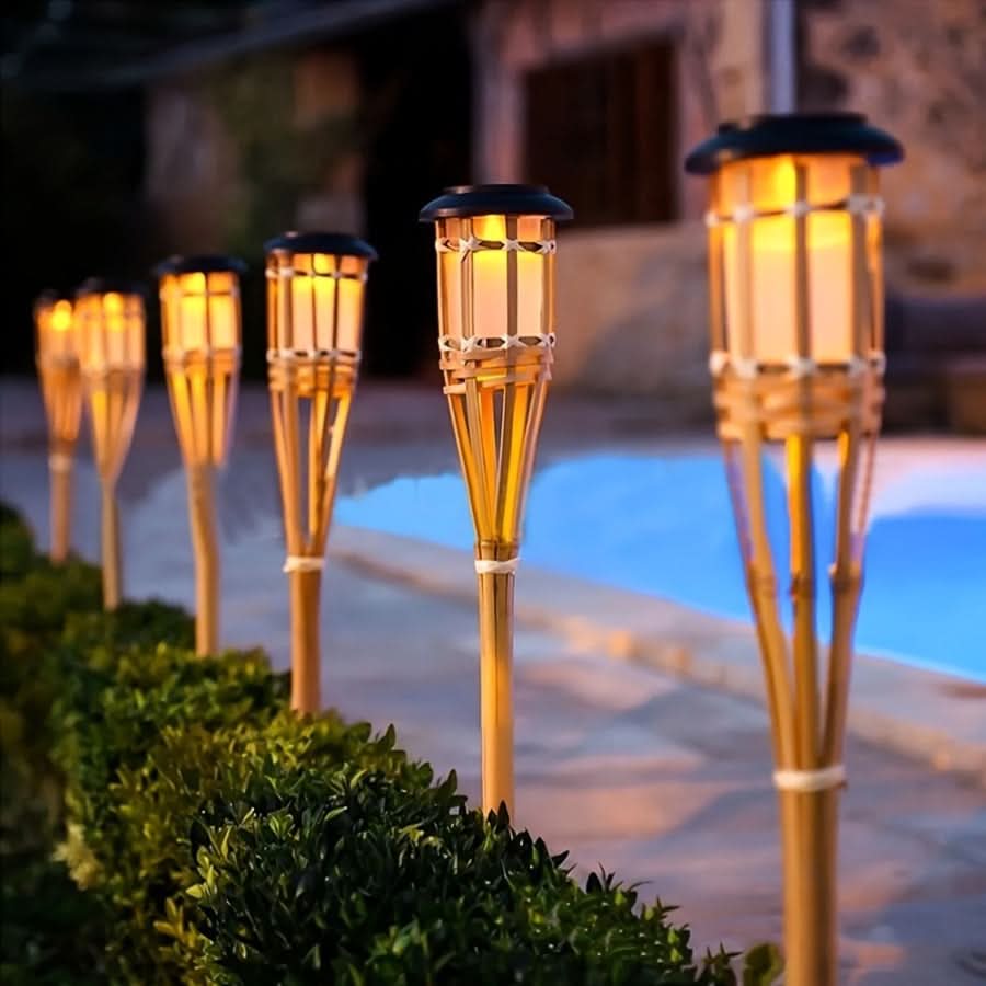 Ecoluxe Solar Garden Torch Light