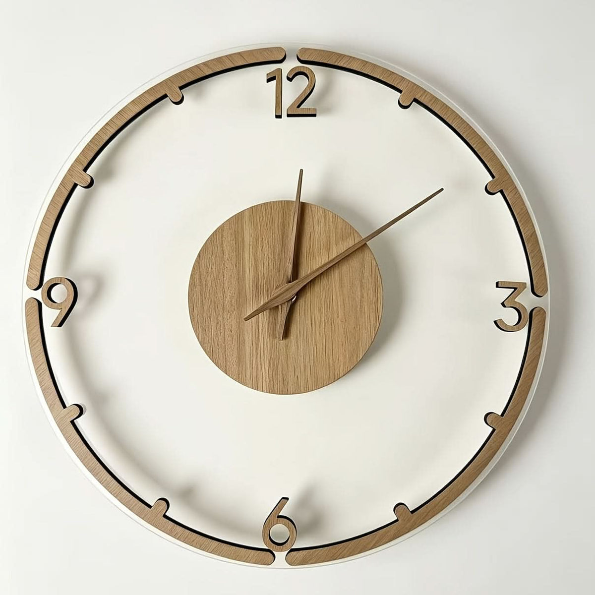 Scandi Essence 30 cm Contemporary Acrylic Wall Timepiece