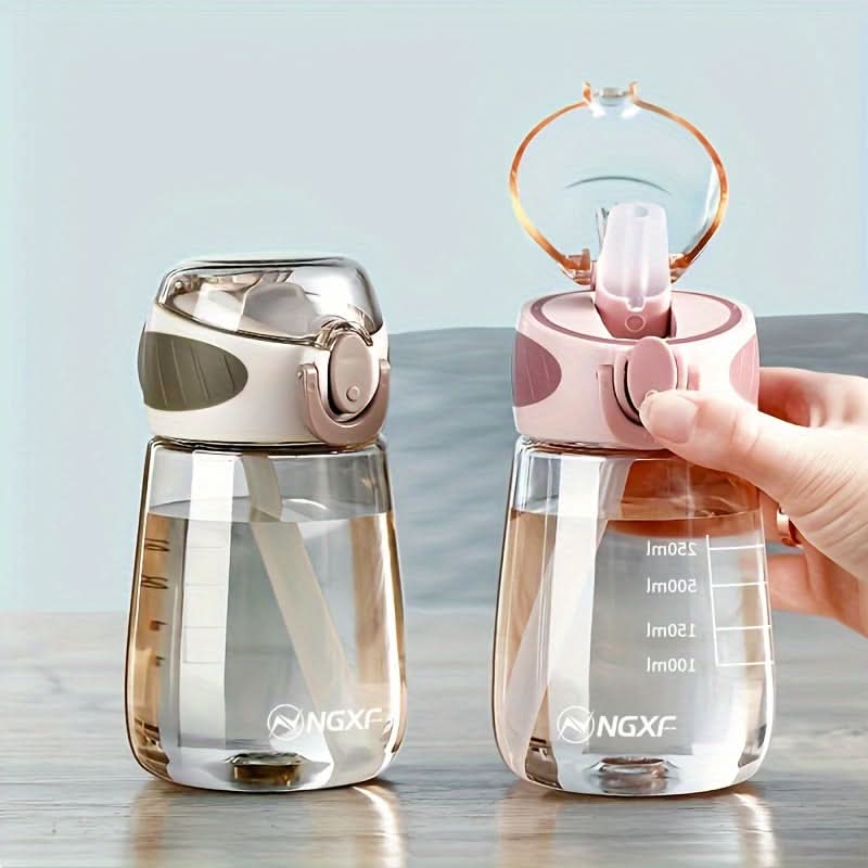 AquaMate – Sleek Leakproof Travel Water Bottle with Straw