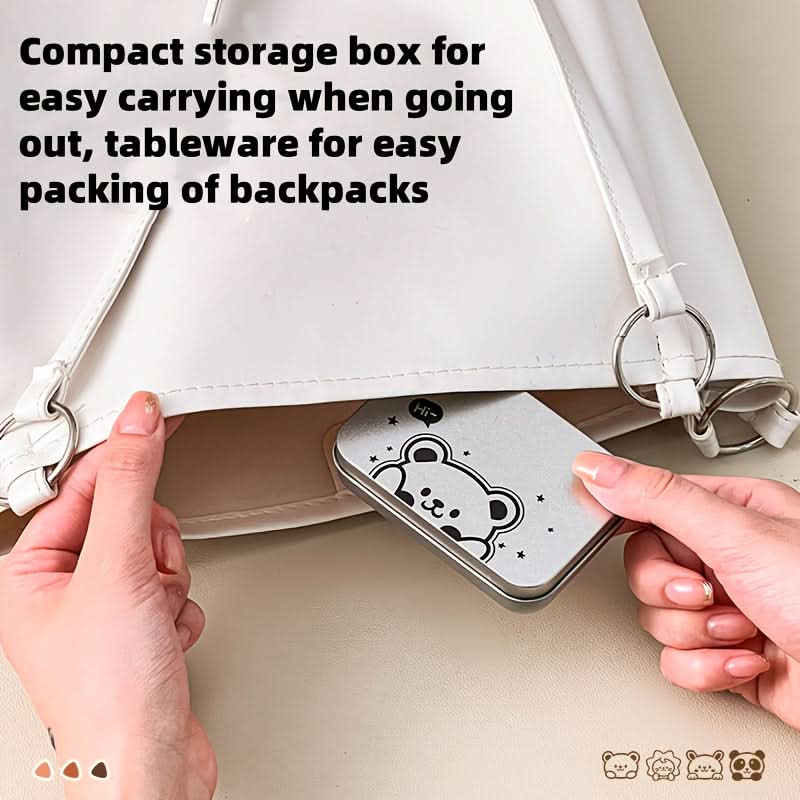 TravelMate – Compact Folding Utensil Set