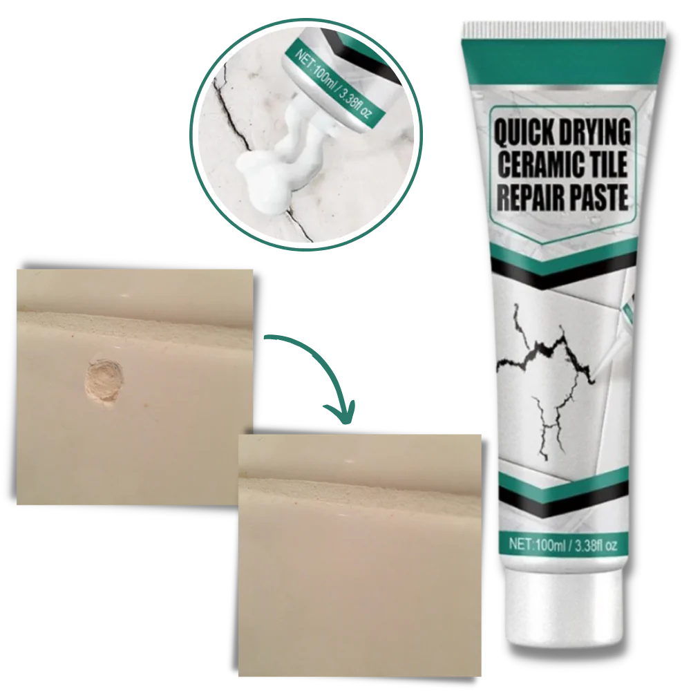 Tile Restoration Paste Kit for Repairing Cracks and Chips