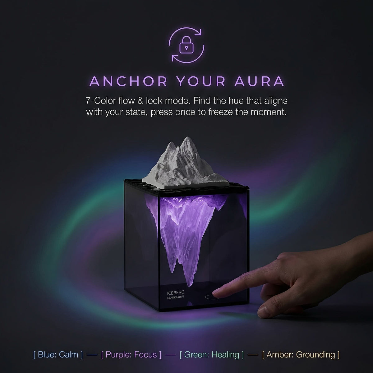 SerenityGlow – Tranquil Night Light for Relaxation Spaces