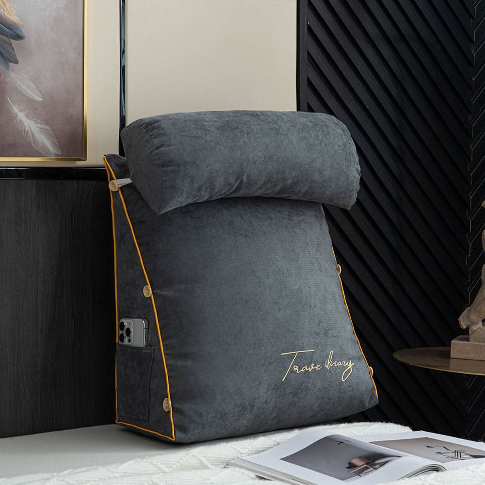 CozyNest – Premium Support Pillow for Reading and Relaxation