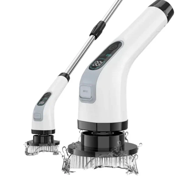 Waterproof Electric Spin Brush with 7 Attachments – Cordless Design