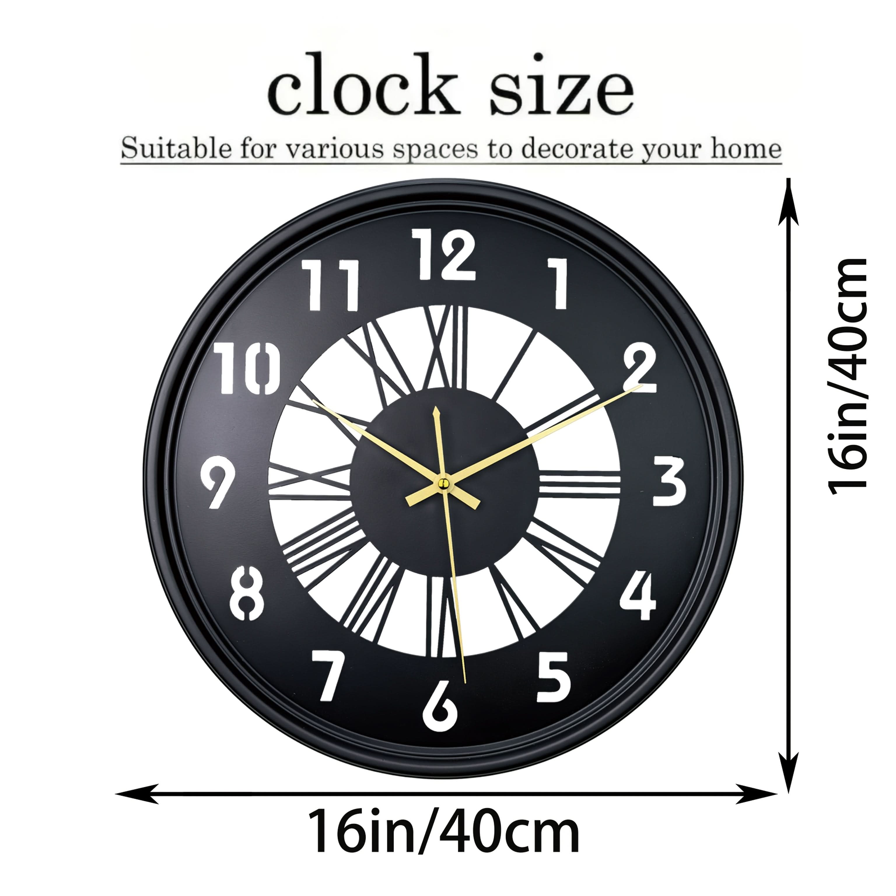 Timeless Minimalist Iron Wall Timepiece