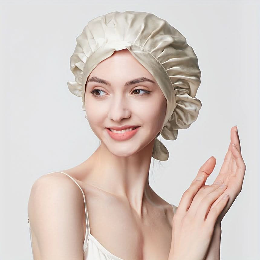 SilkDream Adjustable Sleep Bonnet for Hair Protection