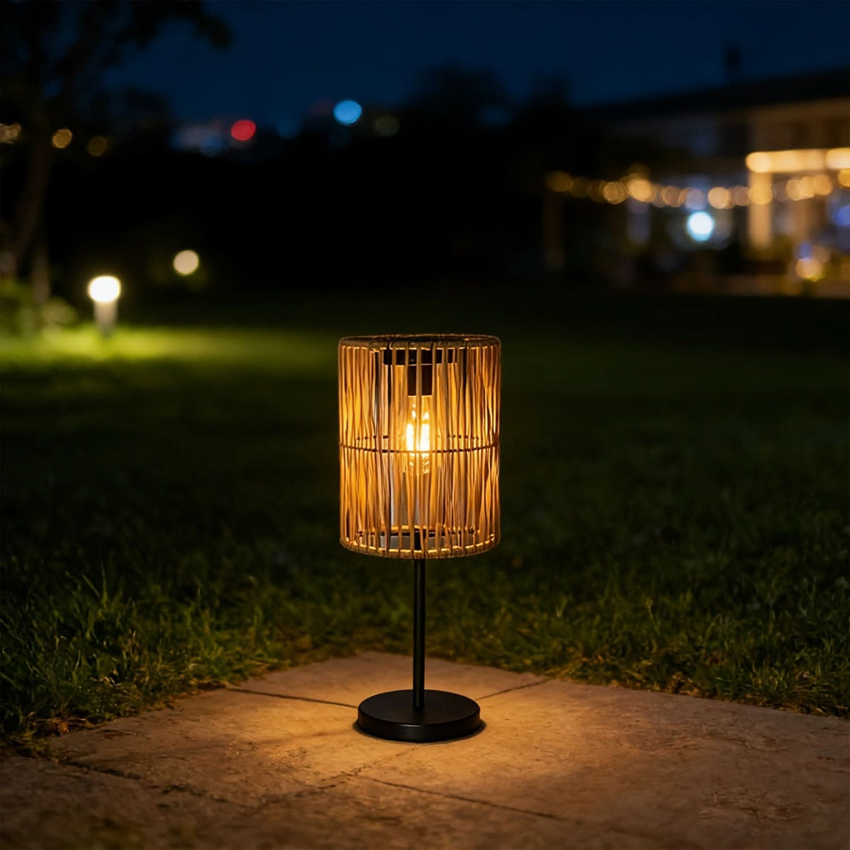 LumiGlow – Elegant Solar Lantern for Outdoor Spaces