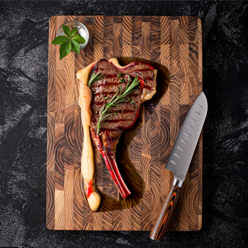 Premium End Grain Cutting Board – The Ultimate Kitchen Companion