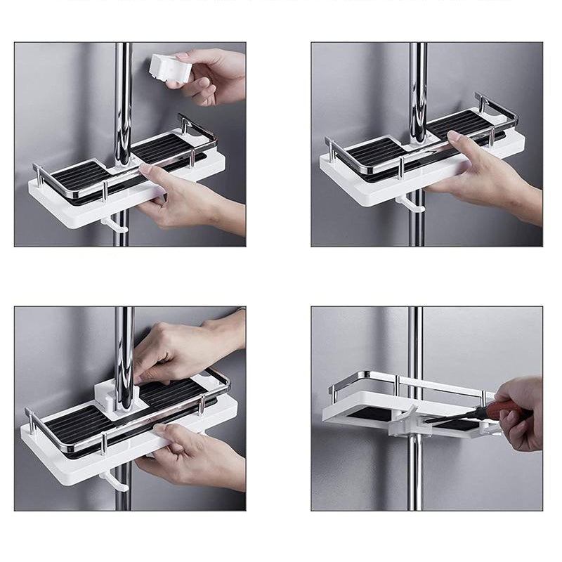 Effortless Shower Organizer – No Tools Required!