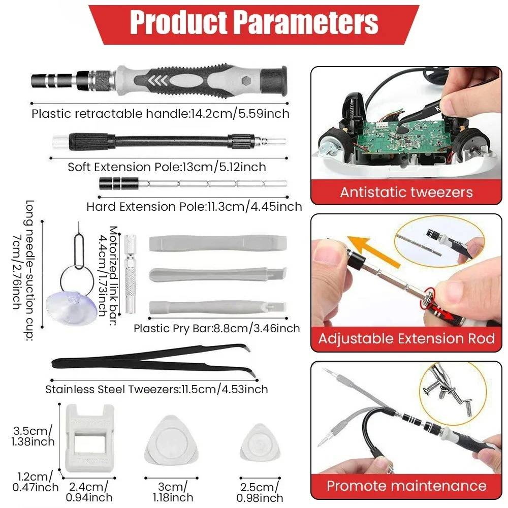Ultimate 115-in-1 Precision Tool Kit