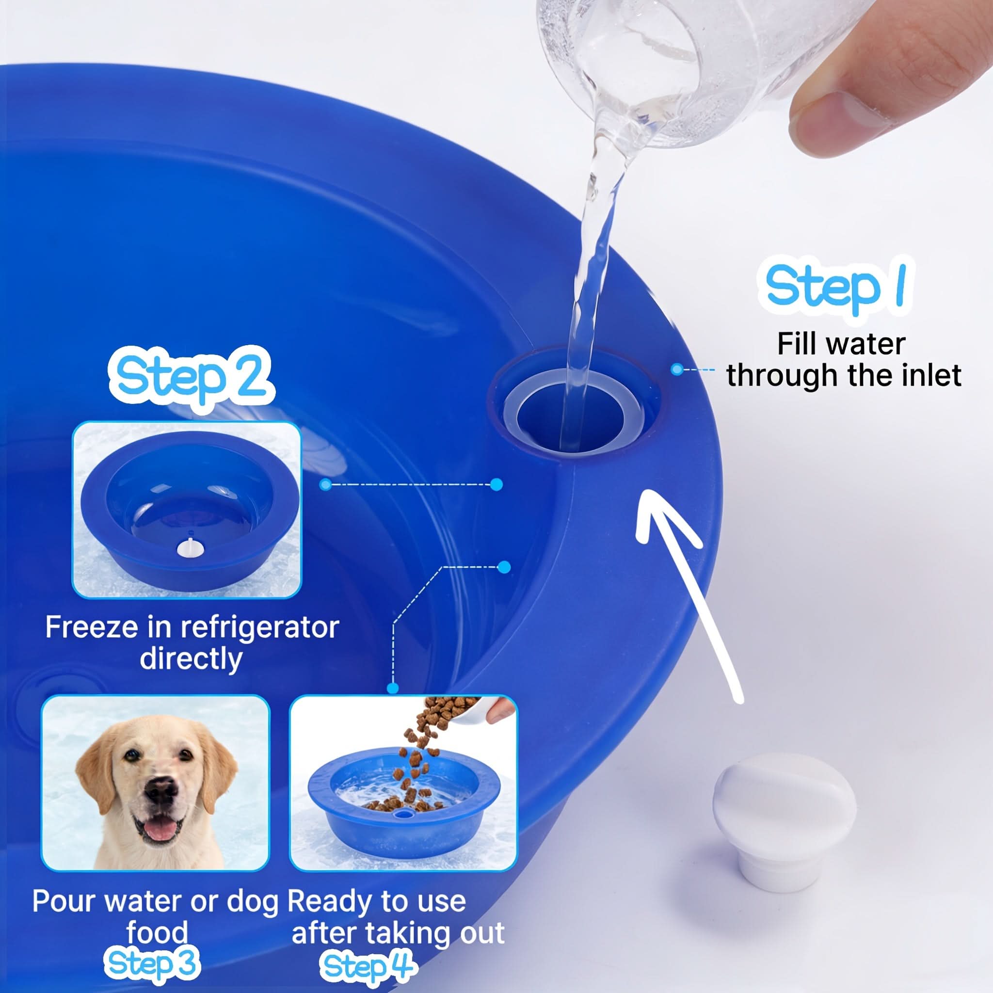 ChillWave – Ultimate Hydration Bowl for Pet Comfort