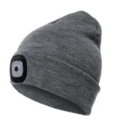 Warm Beanie with Built-in LED Light