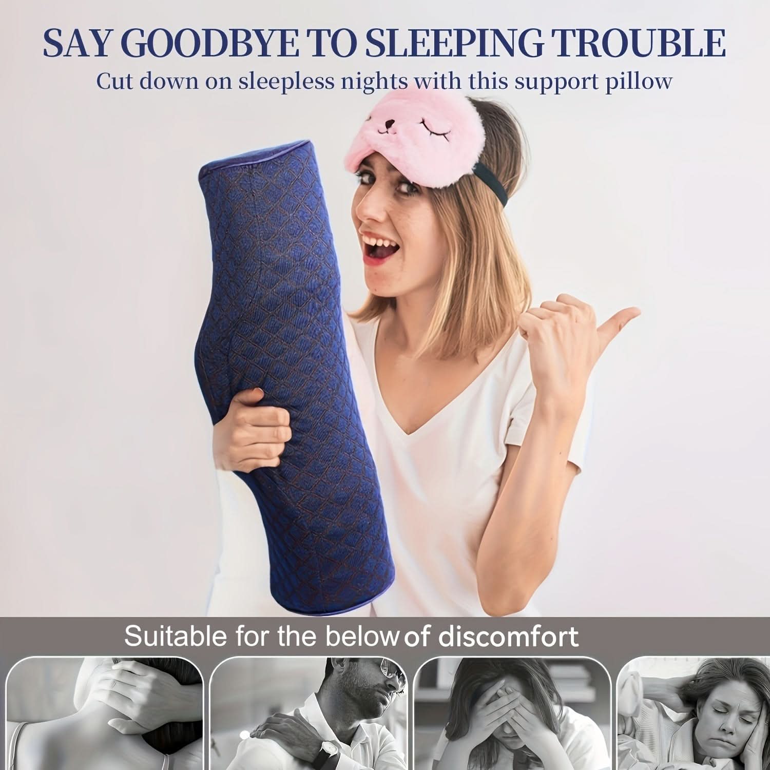 ComfortAlign – Premium Memory Foam Neck Support Pillow