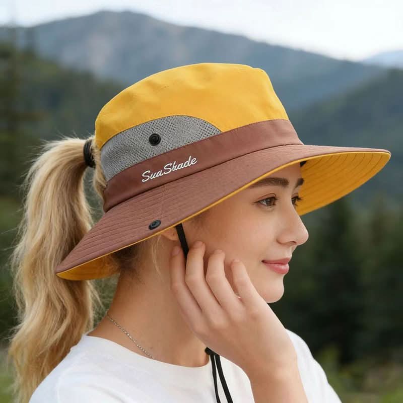 Explorer's Wide Brim Outdoor Hat with Ventilated Design