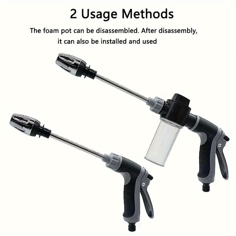 HydroBlast - High-Pressure Garden Hose Sprayer with Foam Cannon