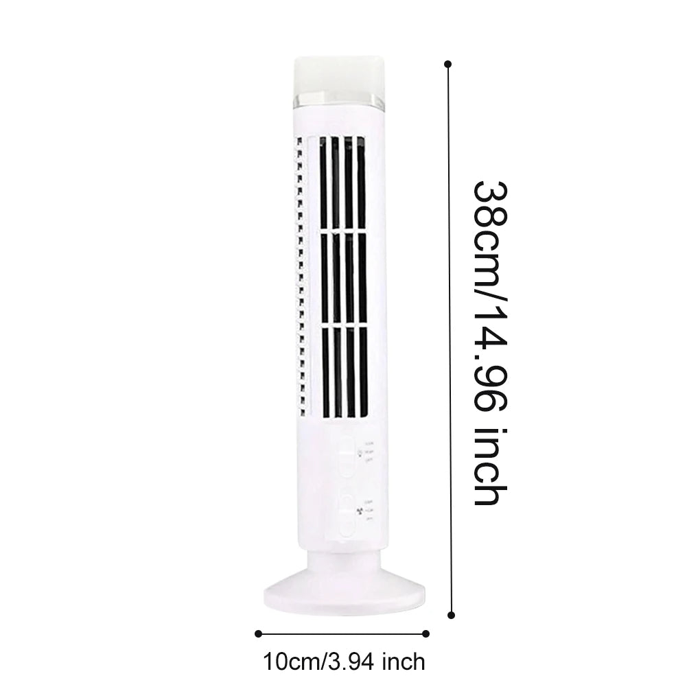 Compact USB-Powered Bladeless Air Cooler for Desk Use