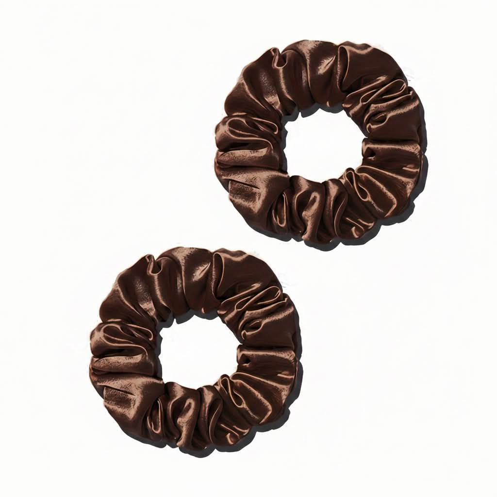 SilkTouch – Elegant 2-Pack Hair Scrunchies for Everyday Use