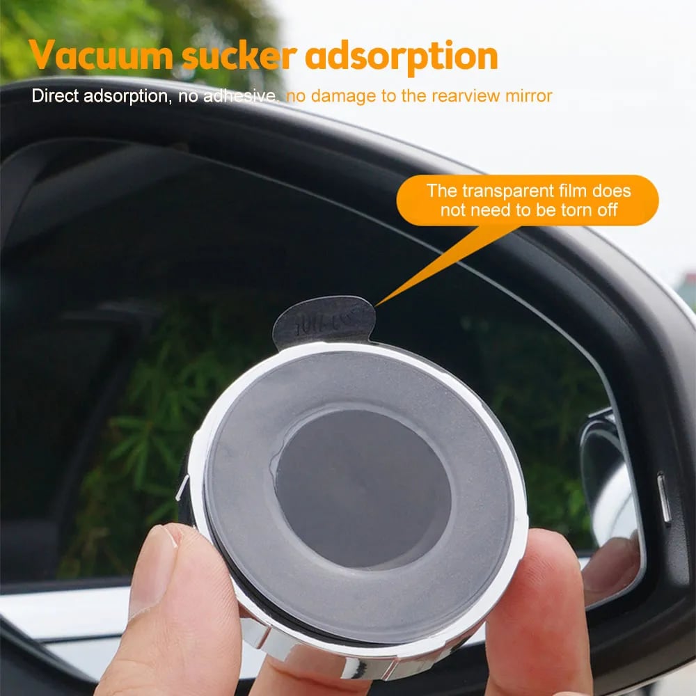 Enhanced Safety Blind Spot Rearview Mirror