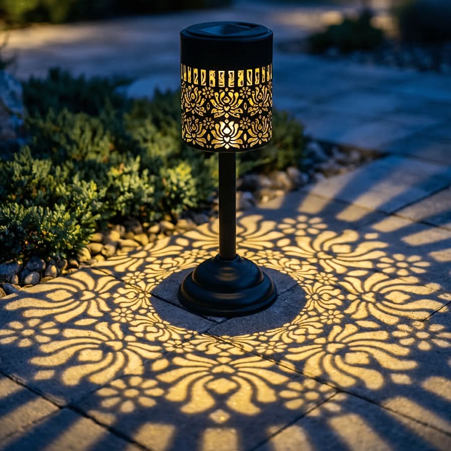 Luminara – Solar-Driven Floral LED Garden Light