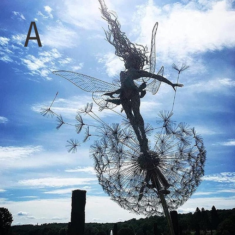 Enchanting Fairy Garden Sculpture – Durable Outdoor Accent