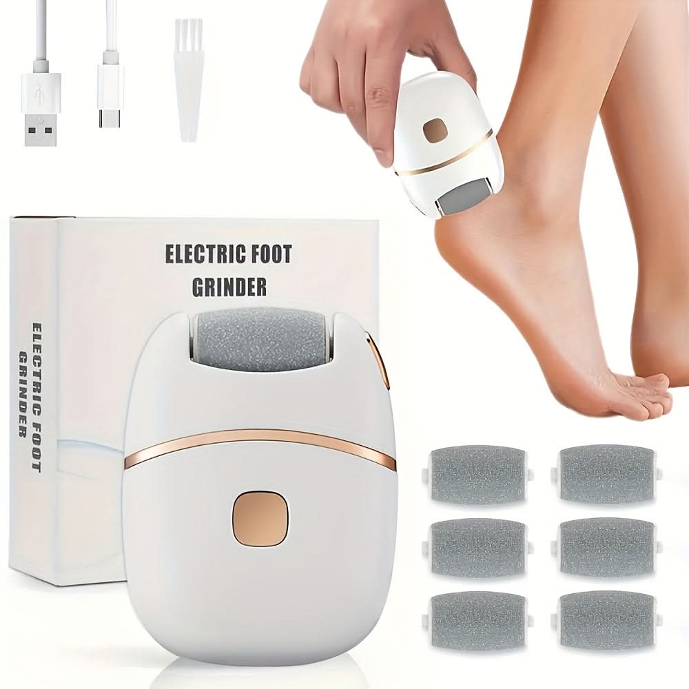 GleamTech – Rechargeable Foot Care Scrubber Set