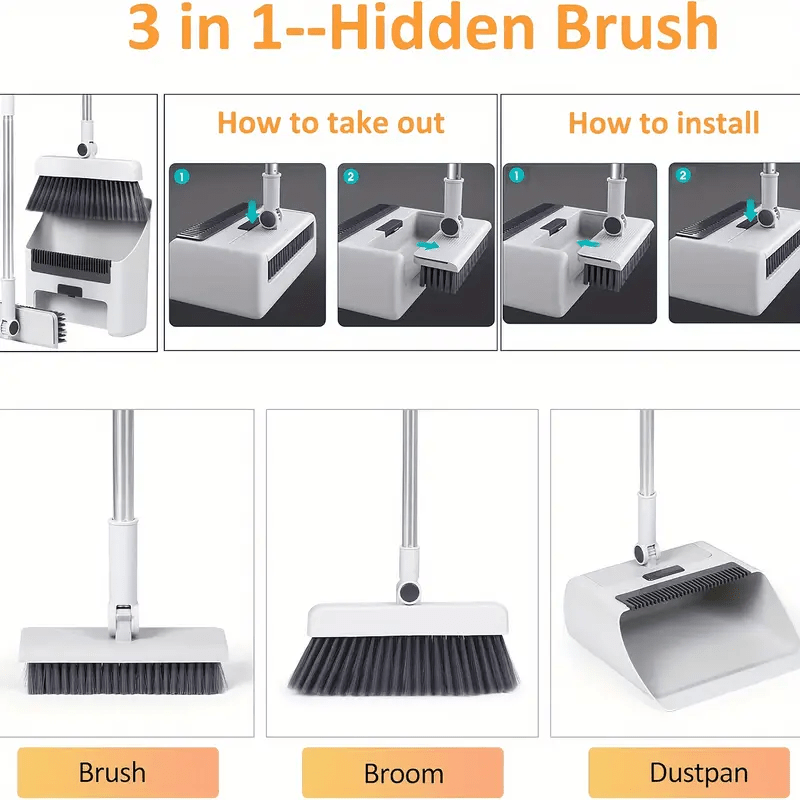 NeatSweep – Compact Broom and Dustpan Cleaning Kit