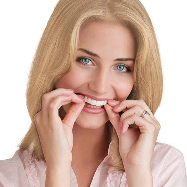 SmileEase Snap-On Teeth Covers – Adjustable, Natural-Looking Temporary Smile Enhancer