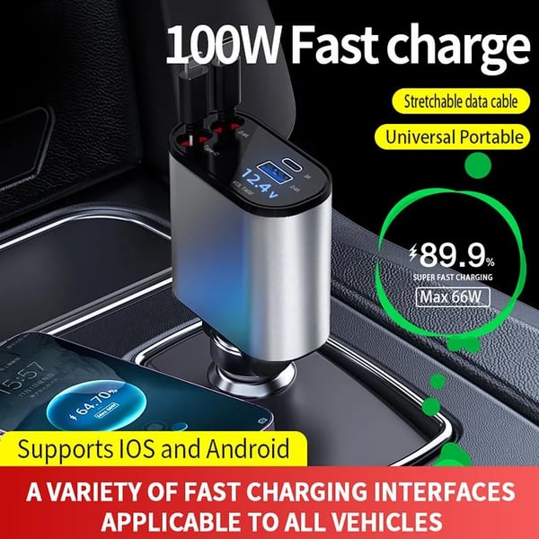 PowerDrive Car Charger with Dual Ports