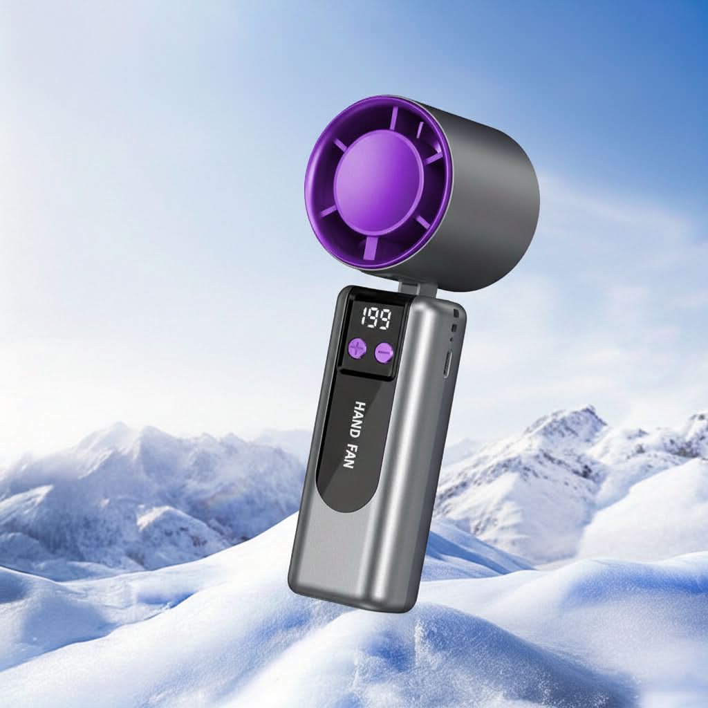 BreezeBuddy – Compact Rechargeable Personal Fan