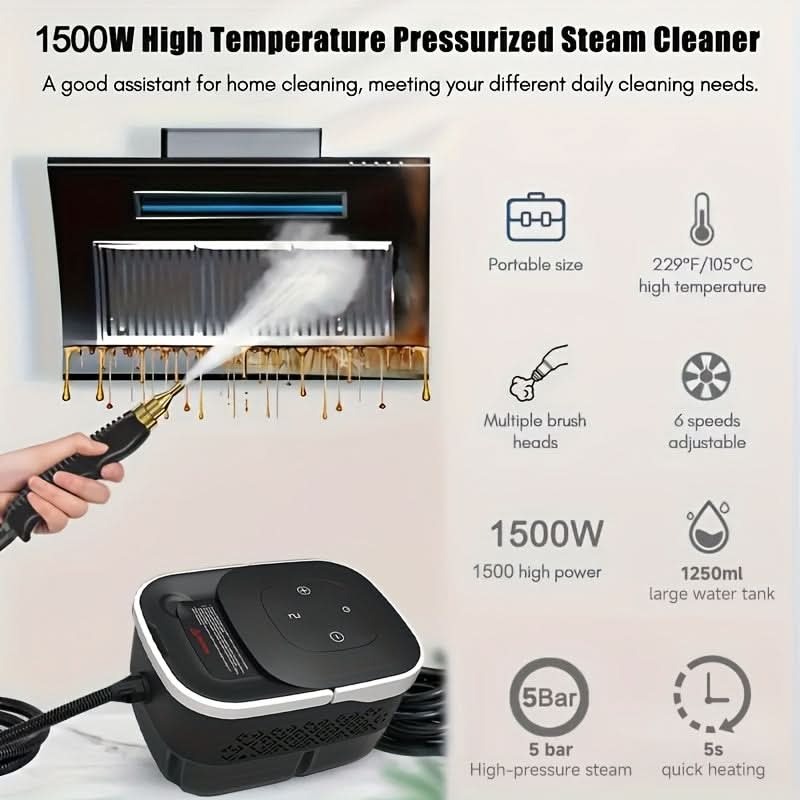AquaBlast – Heavy-Duty Steam Cleaner for Immaculate Home Care