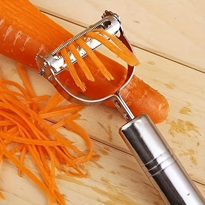 PrecisionPro – Stainless Steel Vegetable Peeler & Slicer